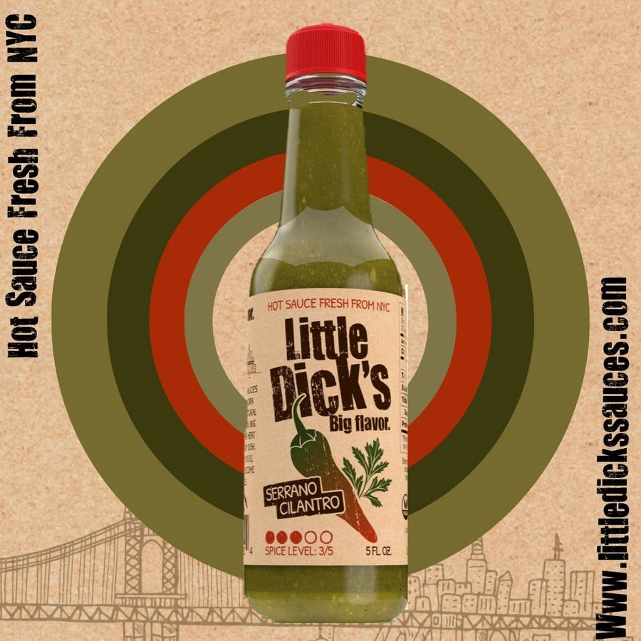 Little Dick's Serrano Cilantro Hot Sauce
