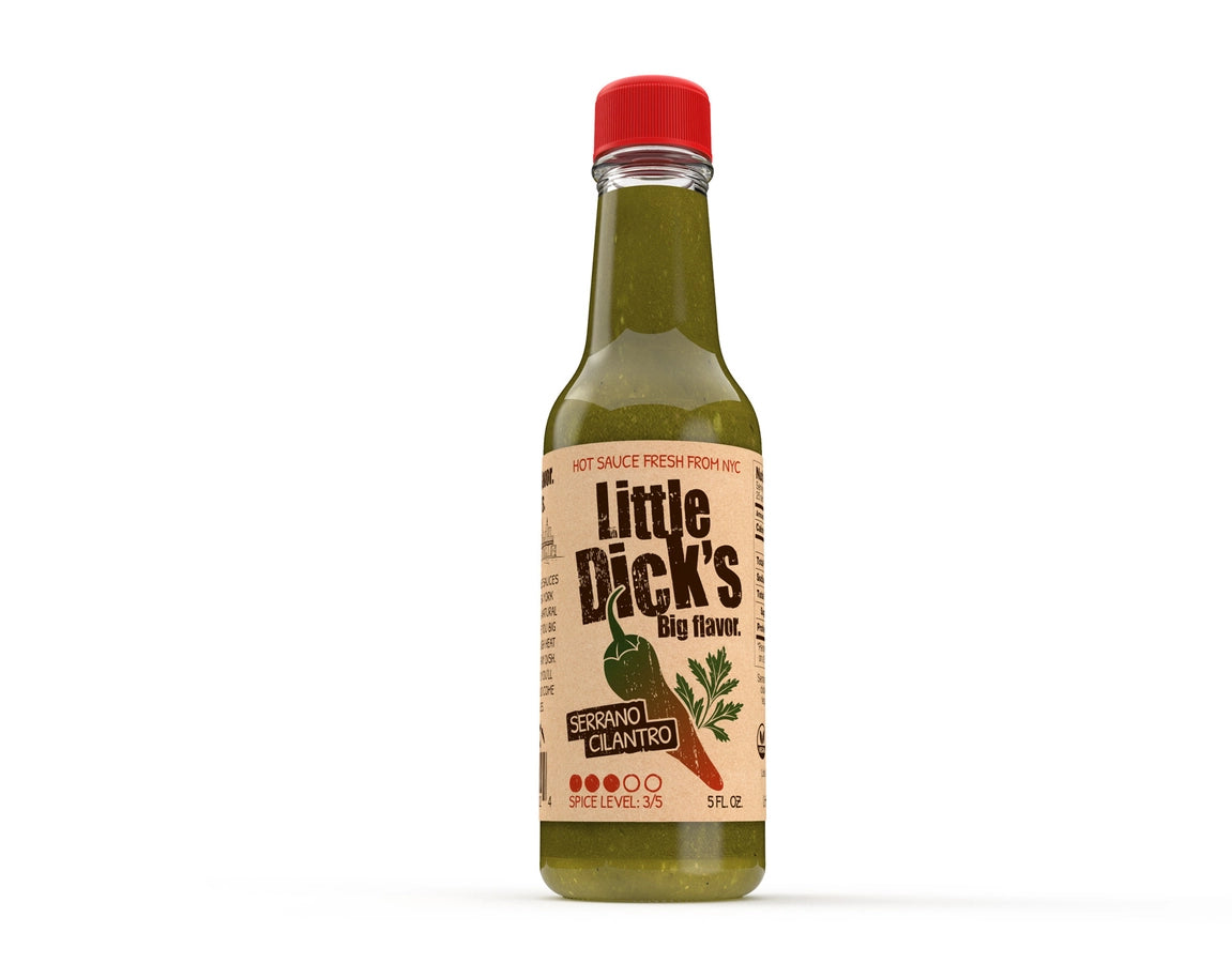 Little Dick's Serrano Cilantro Hot Sauce