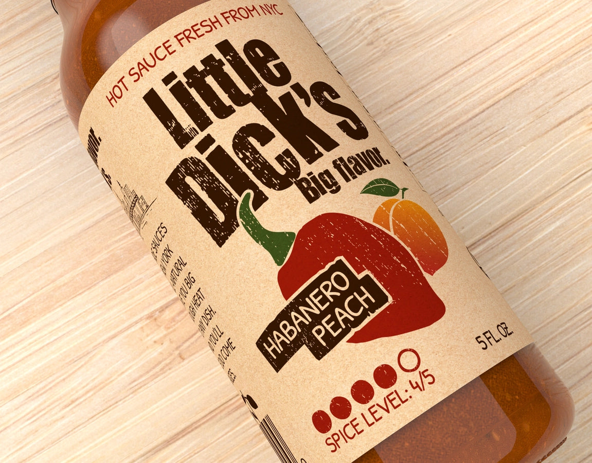 Little Dick's Habenero Peach Hot Sauce