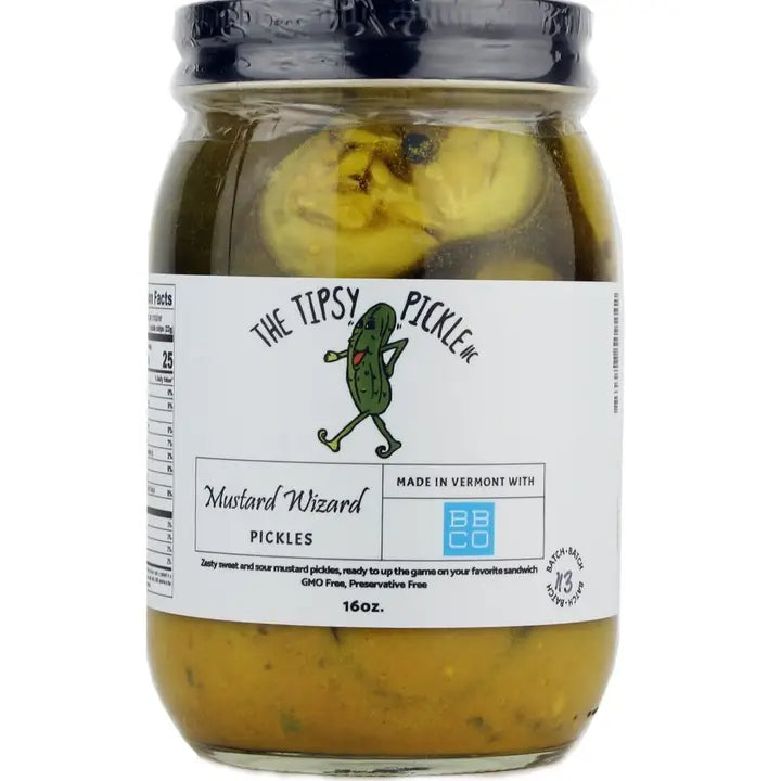The Tipsy Pickle - the Mustard Wizard Pickles