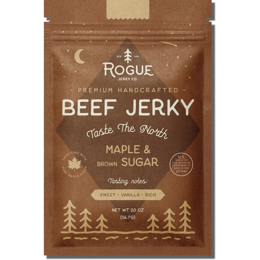Rogue Jerky Co. Maple Sugar Beef Jerky