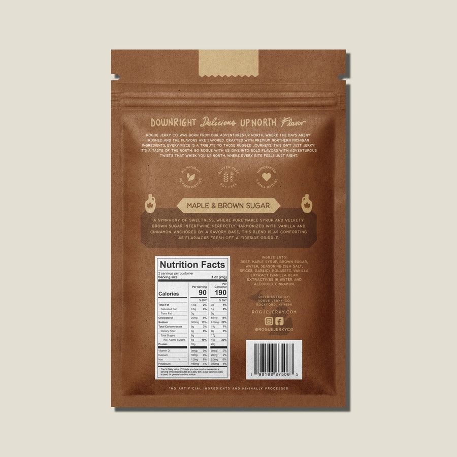 Rogue Jerky Co. Maple Sugar Beef Jerky