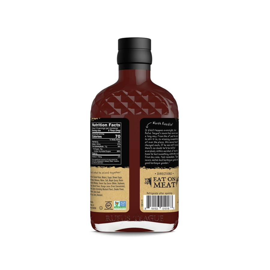 Rufus Teague - Whiskey Maple BBQ Sauce