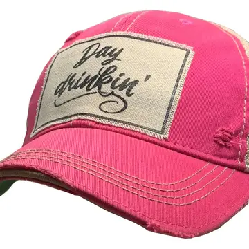 Day Drinkin' Distressed Trucker Hat Baseball Cap