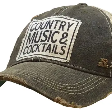 Country Music & Cocktails Trucker Hat Baseball Cap
