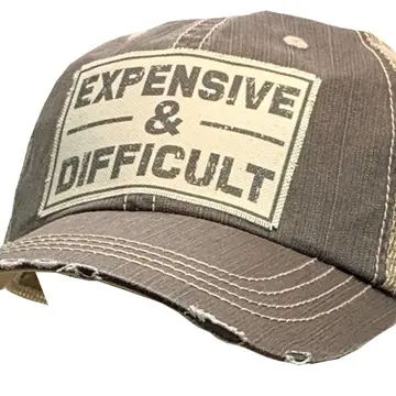 Expensive & Difficult Trucker Hat Baseball Cap