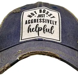 Not Bossy Just Aggressively Helpful Trucker Hat Baseball Cap