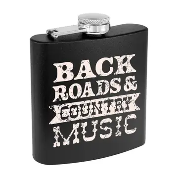 Flask - Back Roads and Country Music Flask
