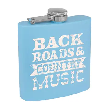 Flask - Back Roads and Country Music Flask