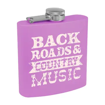 Flask - Back Roads and Country Music Flask
