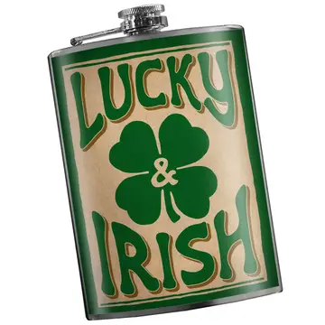 Flask - Lucky & Irish, St. Patrick's Day