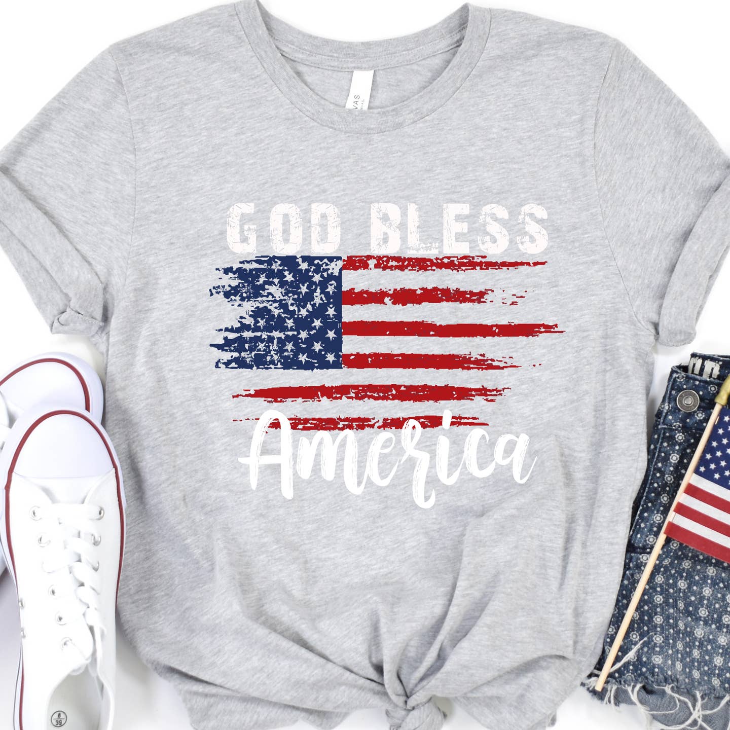 God Bless America Flag T-Shirt