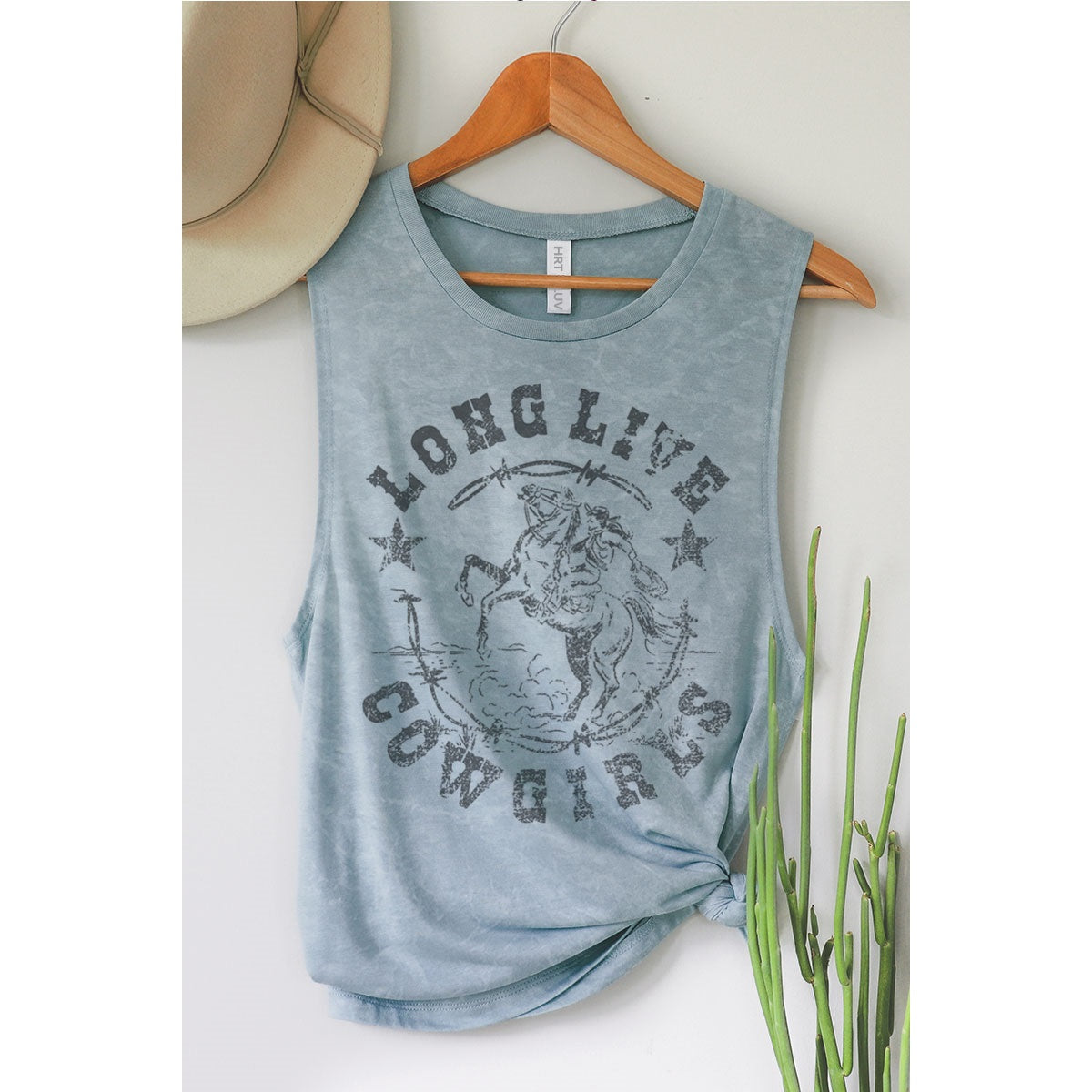 Long Live Cowgirls Graphic Tank Top