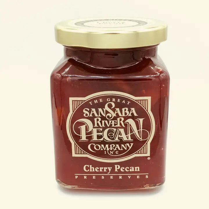 San Saba River Co. Cherry Pecan Preserves