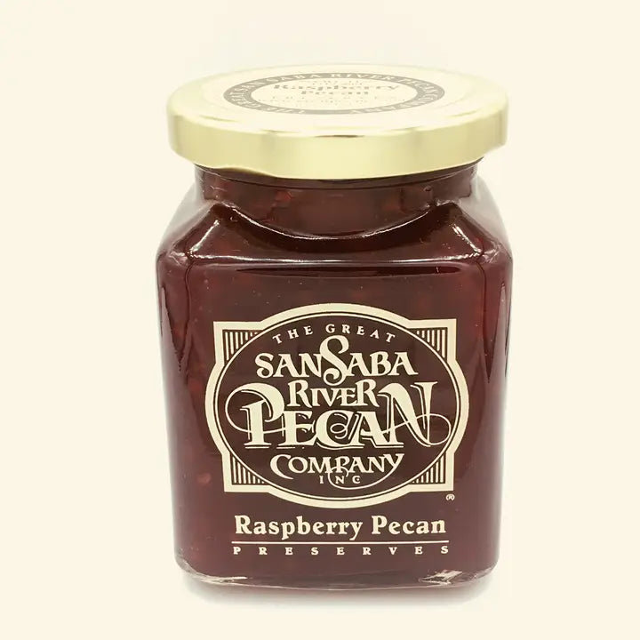 San Saba River Co. Raspberry Pecan Preserves