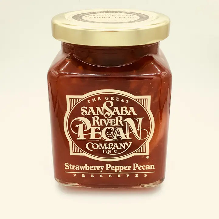 San Saba River Co. Strawberry Pepper Pecan Preserves